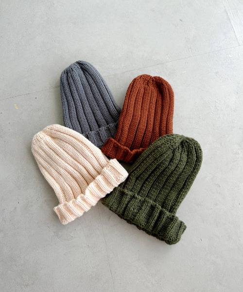 セール】太リブニットキャップ（ニットキャップ/ビーニー）｜CLEA