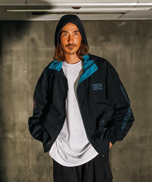 【VISION/ヴィジョン】 2WAYスケーターズジャケット（ナイロンジャケット）｜VISION STREET WEAR（ヴィジョンストリートウェア）