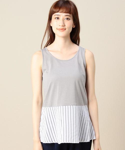 BEAUTY&YOUTH UNITED ARROWS（ビューティーアンドユースユナイテッドアローズ）の「BY 裾オパールカサネプルオーバー 3 ◆（Tシャツ/カットソー・レディース・ホワイト/グレー/ネイビー・フリー）」の17枚目の写真