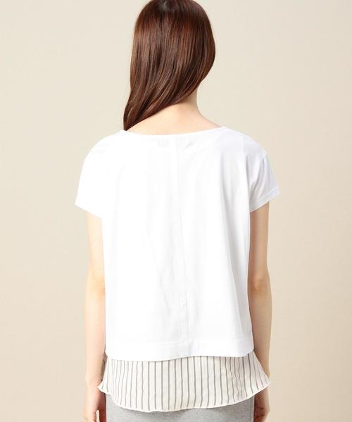 BEAUTY&YOUTH UNITED ARROWS（ビューティーアンドユースユナイテッドアローズ）の「BY 裾オパールカサネプルオーバー 3 ◆（Tシャツ/カットソー・レディース・ホワイト/グレー/ネイビー・フリー）」の9枚目の写真