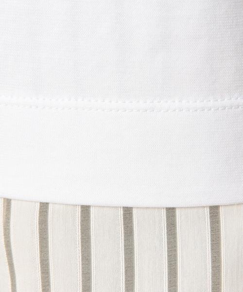 BEAUTY&YOUTH UNITED ARROWS（ビューティーアンドユースユナイテッドアローズ）の「BY 裾オパールカサネプルオーバー 3 ◆（Tシャツ/カットソー・レディース・ホワイト/グレー/ネイビー・フリー）」の10枚目の写真