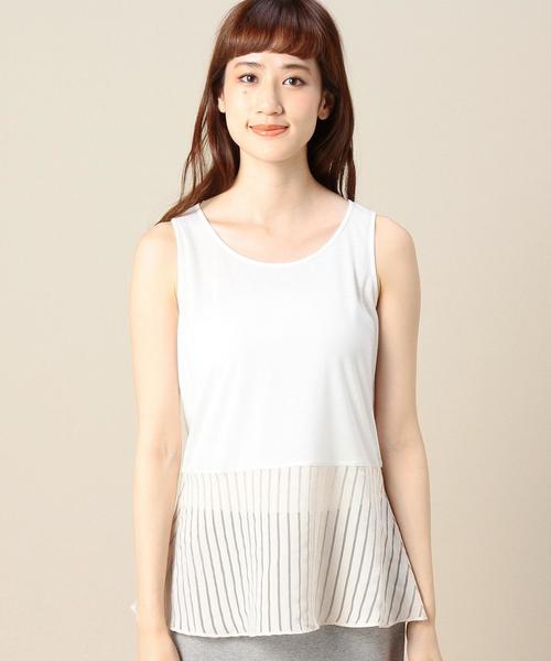 BEAUTY&YOUTH UNITED ARROWS（ビューティーアンドユースユナイテッドアローズ）の「BY 裾オパールカサネプルオーバー 3 ◆（Tシャツ/カットソー・レディース・ホワイト/グレー/ネイビー・フリー）」の11枚目の写真