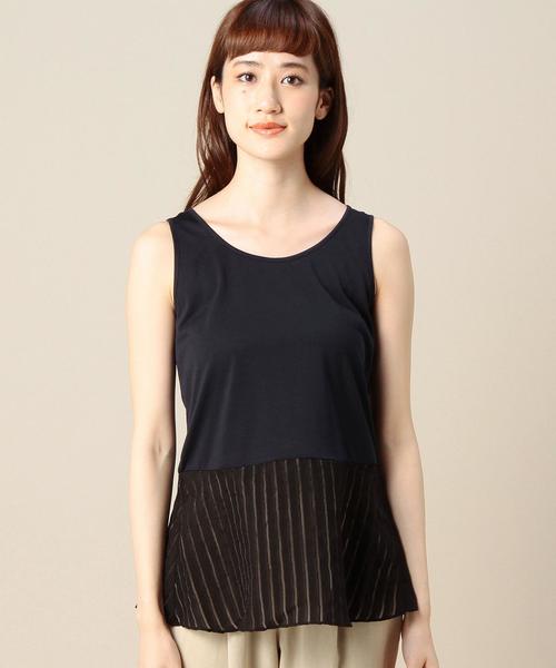 BEAUTY&YOUTH UNITED ARROWS（ビューティーアンドユースユナイテッドアローズ）の「BY 裾オパールカサネプルオーバー 3 ◆（Tシャツ/カットソー・レディース・ホワイト/グレー/ネイビー・フリー）」の22枚目の写真