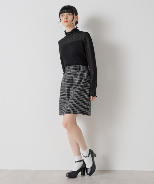 Honeys(ハニーズ)の「厚底ストラップ付パンプス(パンプス・レディース・ブラック/ピンクベージュ/ブラック系その他・24.0/23.0/22.5/23.5/24.5)」の4枚目の写真