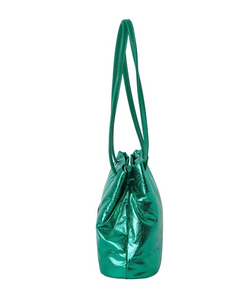 MILKFED.（ミルクフェド）の「METALLIC DRAWSTRING BAG（ショルダーバッグ・レディース・グリーン/シルバー/パープル・ONE SIZE）」の14枚目の写真