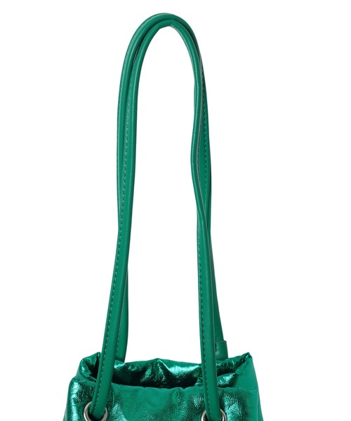 MILKFED.（ミルクフェド）の「METALLIC DRAWSTRING BAG（ショルダーバッグ・レディース・グリーン/シルバー/パープル・ONE SIZE）」の15枚目の写真