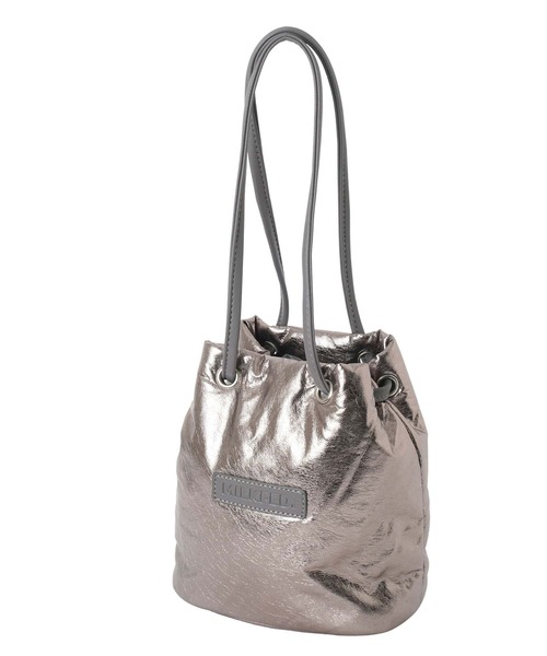 MILKFED.（ミルクフェド）の「METALLIC DRAWSTRING BAG（ショルダーバッグ・レディース・グリーン/シルバー/パープル・ONE SIZE）」の7枚目の写真