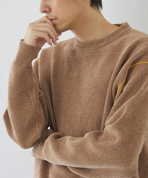 417 EDIFICE | モールニット カラーリブプルオーバー(ニット/セーター)