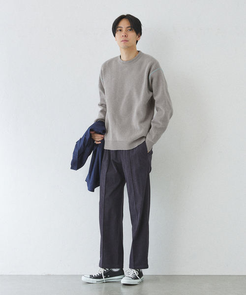 417 EDIFICE（フォーワンセブンエディフィス）の「モールニット カラー