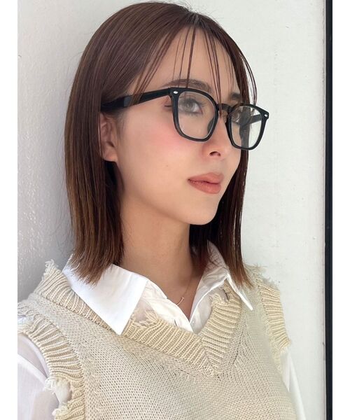 GYDA(ジェイダ)の「BLフレームサングラス(サングラス・レディース・クリア/ブラック・FREE)」の2枚目の写真