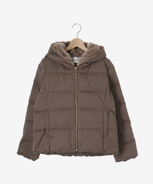 le.coeur blanc（ルクールブラン）の「ファーフードショートダウン