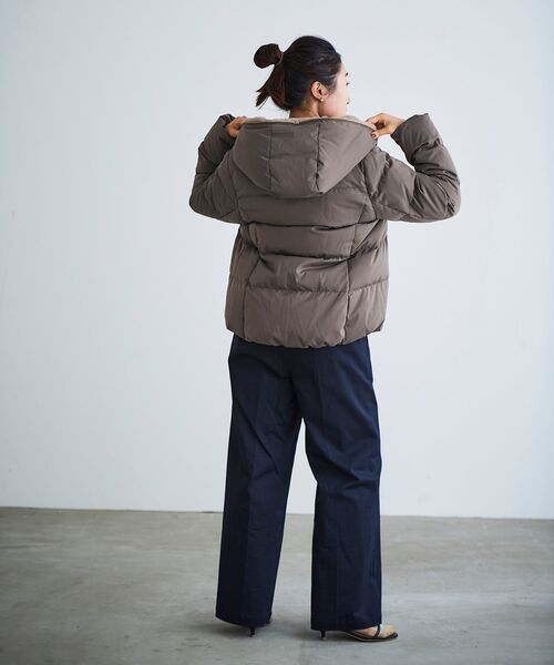 le.coeur blanc（ルクールブラン）の「ファーフードショートダウン