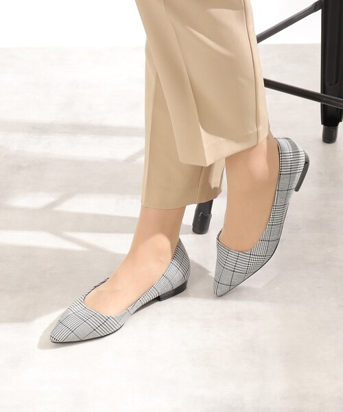 ITS'DEMO（イッツデモ）の「◆【2way/スエード調&チェック柄/クッションインソール/2サイズ展開】リボンパンプス（パンプス・レディース・ボルドー/ブラック/グレー系1・40/38）」の15枚目の写真