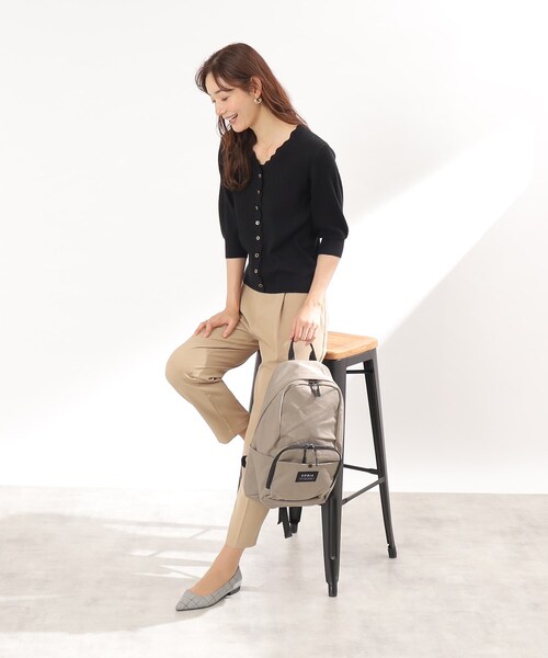 ITS'DEMO（イッツデモ）の「◆【2way/スエード調&チェック柄/クッションインソール/2サイズ展開】リボンパンプス（パンプス・レディース・ボルドー/ブラック/グレー系1・40/38）」の16枚目の写真