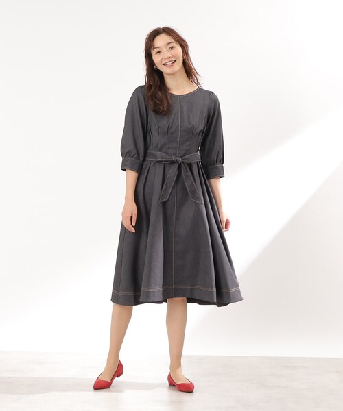 ITS'DEMO（イッツデモ）の「◆【2way/スエード調&チェック柄/クッションインソール/2サイズ展開】リボンパンプス（パンプス・レディース・ボルドー/ブラック/グレー系1・40/38）」の20枚目の写真