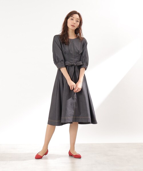 ITS'DEMO（イッツデモ）の「◆【2way/スエード調&チェック柄/クッションインソール/2サイズ展開】リボンパンプス（パンプス・レディース・ボルドー/ブラック/グレー系1・40/38）」の21枚目の写真