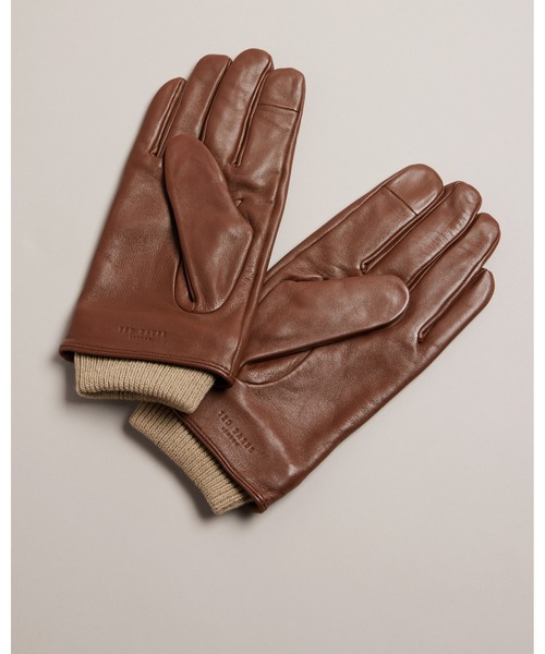 Ted Baker(テッドベーカー)の「BALLAT メンズ レザー 手袋(手袋・メンズ・ブラック/ブラウン・S/M)」の7枚目の写真