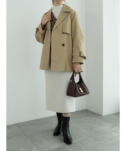 Te chichi(テチチ)の「柄スカーフ(ストール/ショール・レディース・オフホワイト/ブラウン/ブラック/グリーン・F)」の6枚目の写真