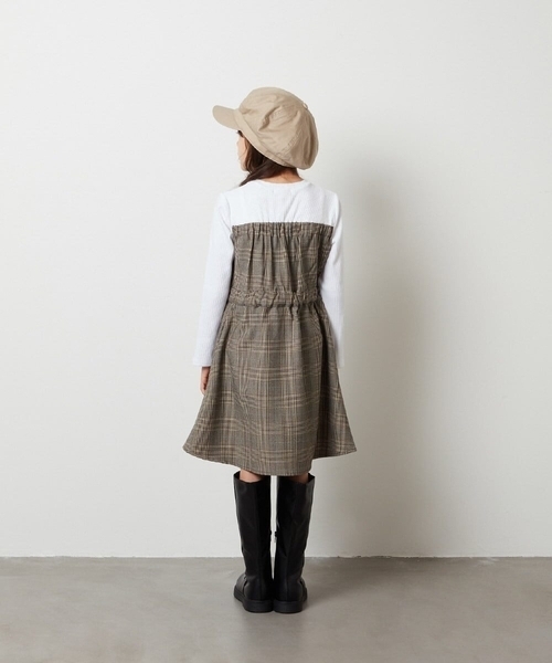 a.v.v（アーヴェヴェ）の「[KIDS]キャスケット（キャスケット・キッズ・ブラック/ベージュ・ONESIZE）」の14枚目の写真