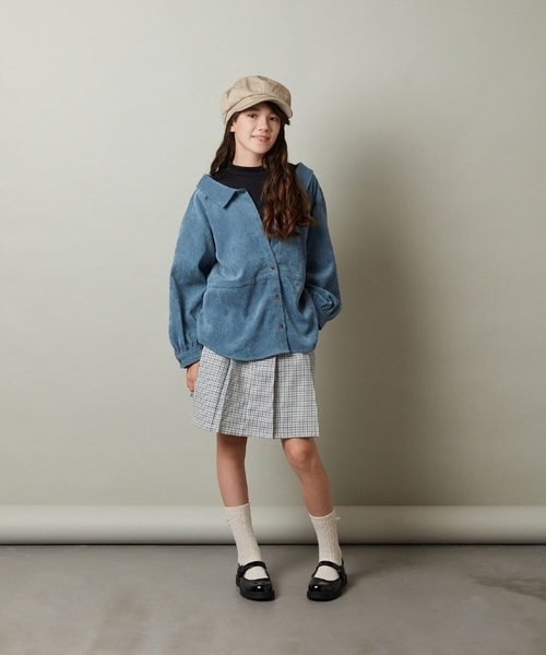 a.v.v（アーヴェヴェ）の「[KIDS]キャスケット（キャスケット・キッズ・ブラック/ベージュ・ONESIZE）」の17枚目の写真