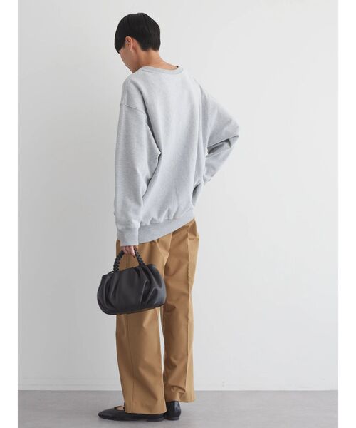 AMERICAN HOLIC（アメリカンホリック）の「ネップ裏毛ロゴスウェット（スウェット・レディース・チャコールグレー/ホワイト系その他/グレー系その他・M/L）」の16枚目の写真