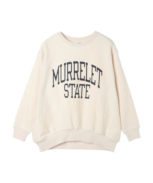 AMERICAN HOLIC（アメリカンホリック）の「ネップ裏毛ロゴスウェット（スウェット・レディース・チャコールグレー/ホワイト系その他/グレー系その他・M/L）」の17枚目の写真