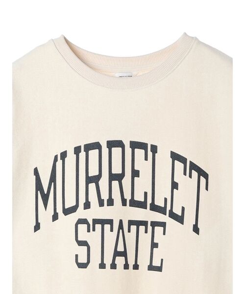 AMERICAN HOLIC（アメリカンホリック）の「ネップ裏毛ロゴスウェット（スウェット・レディース・チャコールグレー/ホワイト系その他/グレー系その他・M/L）」の19枚目の写真