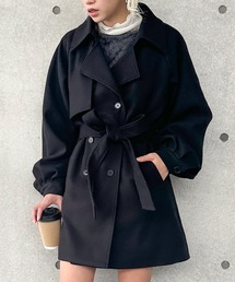 エコウールボリュスリミニトレンチコート