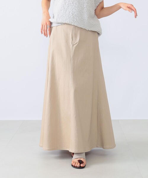Demi-Luxe BEAMS(デミルクス ビームス)の「Demi-Luxe BEAMS / ツイル サーキュラー スカート(スカート・レディース・ホワイト/ベージュ/ブルー・36/38)」の18枚目の写真