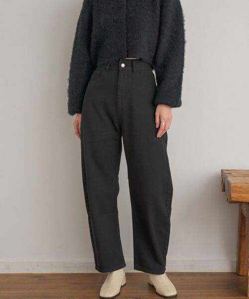 Kari & lili（カウリアンドリィリィ）の「carb pants（その他パンツ・レディース・ナチュラル/ブラック・MEDIUM/LARGE）」の3枚目の写真