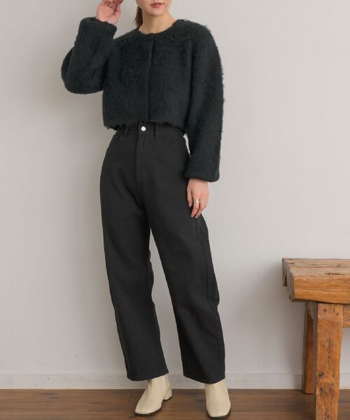 Kari & lili（カウリアンドリィリィ）の「carb pants（その他パンツ・レディース・ナチュラル/ブラック・MEDIUM/LARGE）」の7枚目の写真