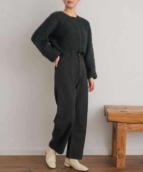 Kari & lili（カウリアンドリィリィ）の「carb pants（その他パンツ・レディース・ナチュラル/ブラック・MEDIUM/LARGE）」の9枚目の写真