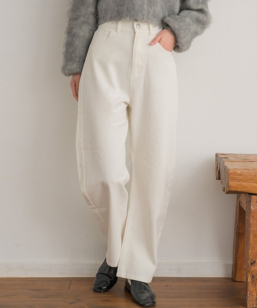 Kari & lili（カウリアンドリィリィ）の「carb pants（その他パンツ・レディース・ナチュラル/ブラック・MEDIUM/LARGE）」の2枚目の写真