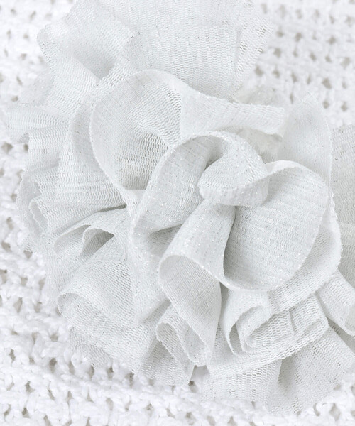 fillot de bebe reduction(フィヨデュベベルダクティオン)の「【日本製】ラメチュールヘアバンド(ヘアバンド・キッズ・パープル/ピンク/ホワイト・FREE)」の8枚目の写真