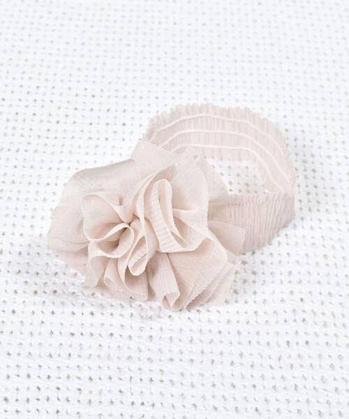 fillot de bebe reduction(フィヨデュベベルダクティオン)の「【日本製】ラメチュールヘアバンド(ヘアバンド・キッズ・パープル/ピンク/ホワイト・FREE)」の10枚目の写真