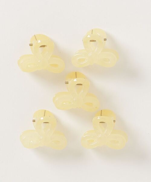 CALIFORNIA OUTFITTERS（カリフォルニア アウトフィッターズ）の「3-11E52 リボン ミニ ヘアクリップ セット（バレッタ/ヘアクリップ・レディース・クリーム/ブラウン/ピンク/ブラック/グリーン/グレー/アイボリー/ベージュ/クリア・ONESIZE）」の7枚目の写真