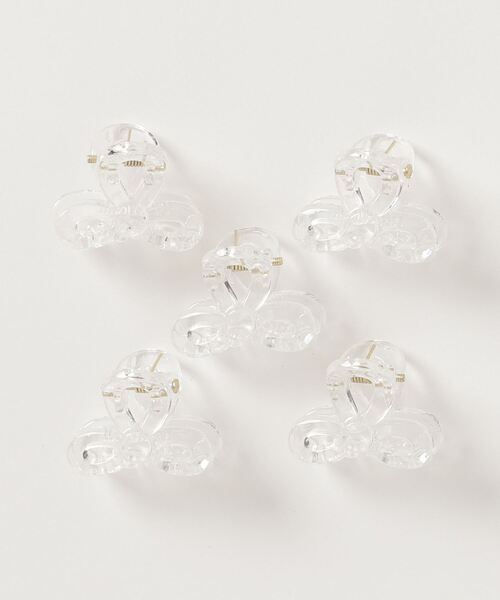 CALIFORNIA OUTFITTERS（カリフォルニア アウトフィッターズ）の「3-11E52 リボン ミニ ヘアクリップ セット（バレッタ/ヘアクリップ・レディース・クリーム/ブラウン/ピンク/ブラック/グリーン/グレー/アイボリー/ベージュ/クリア・ONESIZE）」の9枚目の写真