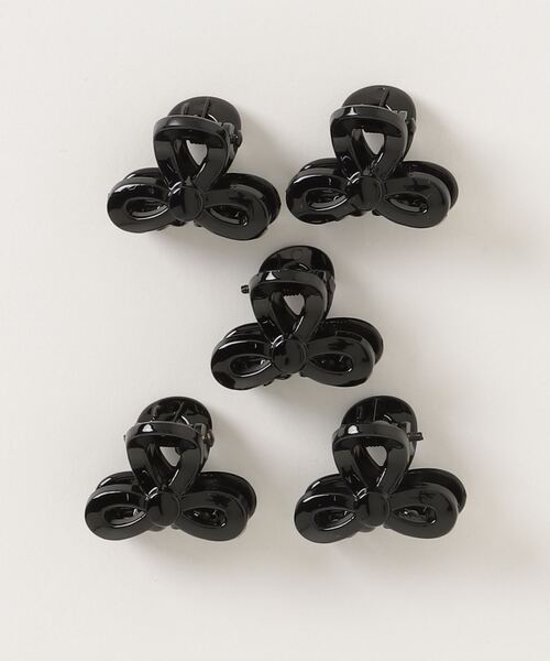 CALIFORNIA OUTFITTERS（カリフォルニア アウトフィッターズ）の「3-11E52 リボン ミニ ヘアクリップ セット（バレッタ/ヘアクリップ・レディース・クリーム/ブラウン/ピンク/ブラック/グリーン/グレー/アイボリー/ベージュ/クリア・ONESIZE）」の3枚目の写真