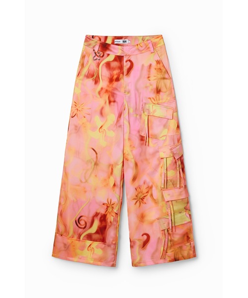 Desigual（デシグアル）の「【Desigual×Collina Strada】タイダイマルチポケット カーゴパンツ（その他パンツ・レディース・レッド・S/M/L/XS/XL）」の7枚目の写真