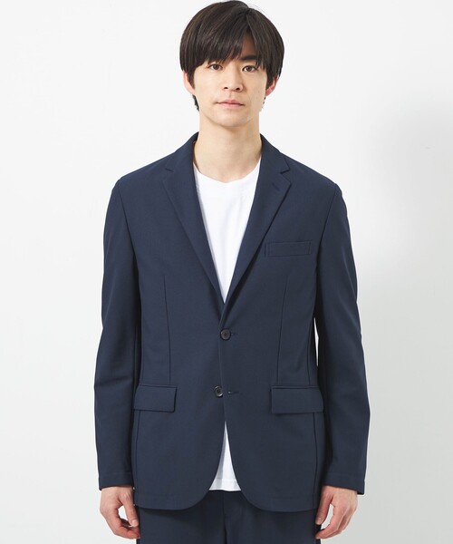 green label relaxing(グリーンレーベルリラクシング)の「トリコットツイル ナロー ジャケット -ストレッチ-(テーラードジャケット・メンズ・ネイビー/ダークグレー/オリーブ・XS/M/S/L/XL)」の9枚目の写真