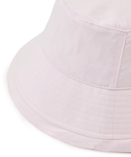 ROPE' PICNIC(ロペピクニック)の「ロゴ刺繍バケットハット/撥水加工(ハット・レディース・キナリ/ピンク系その他2/ブラック・FREE)」の13枚目の写真