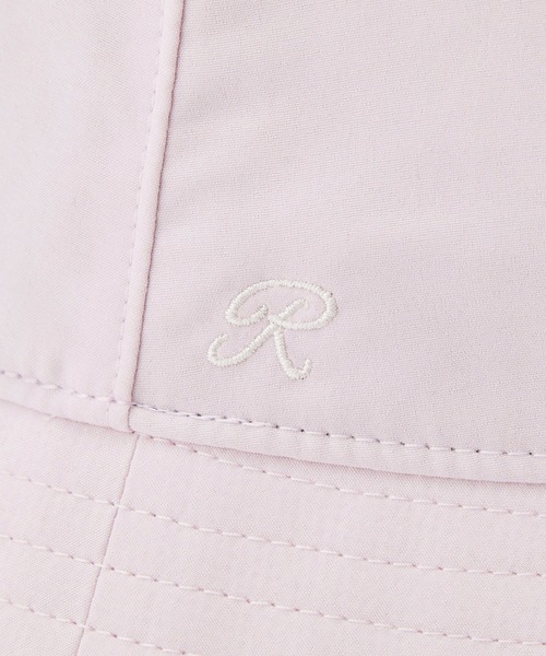 ROPE' PICNIC(ロペピクニック)の「ロゴ刺繍バケットハット/撥水加工(ハット・レディース・キナリ/ピンク系その他2/ブラック・FREE)」の12枚目の写真