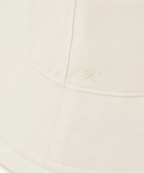 ROPE' PICNIC(ロペピクニック)の「ロゴ刺繍バケットハット/撥水加工(ハット・レディース・キナリ/ピンク系その他2/ブラック・FREE)」の10枚目の写真