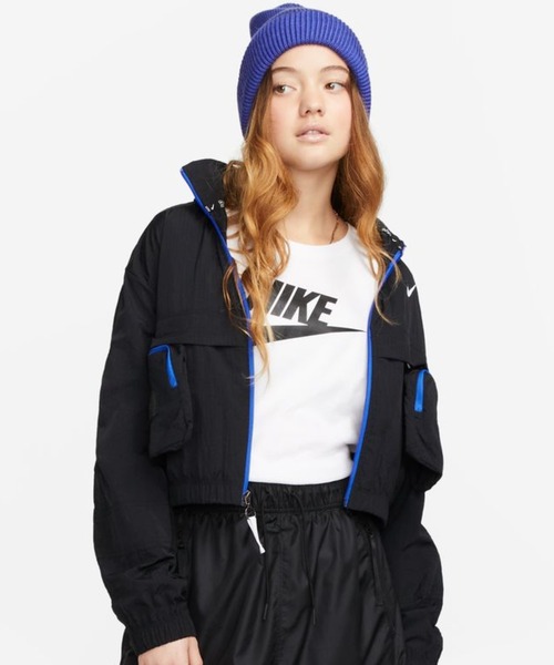NIKE（ナイキ）の「ナイキ NIKE ナイキ NSW X エッセンシャル ICN F L/S Tシャツ（Tシャツ/カットソー・レディース・ホワイト/ブラック・L/M）」の2枚目の写真
