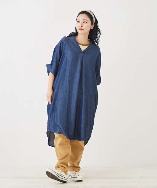 CUBE SUGAR（キューブシュガー）の「SZ天竺カットソーボーダータンクトップ（タンクトップ・レディース・イエロー/ブルー系その他/ピンク/ブラック/ブラウン系その他/トップグレー・M）」の15枚目の写真