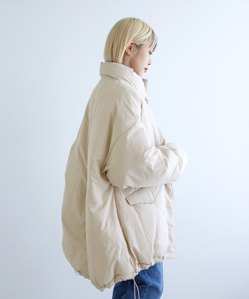 w closet(ダブルクローゼット)の「モンスターダウン(ダウンジャケット/コート・レディース・ブラック/オフホワイト・FREE)」の13枚目の写真