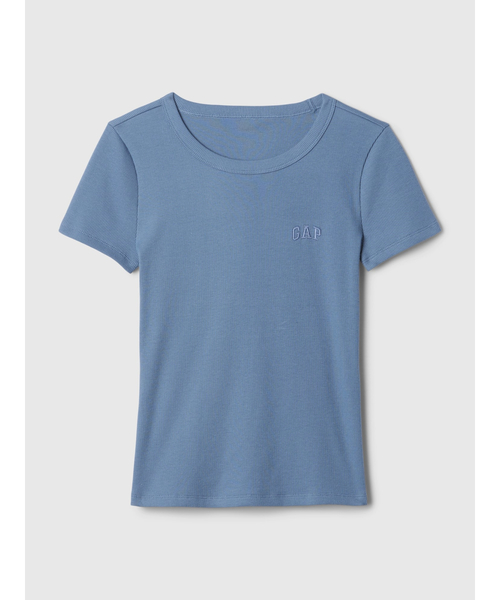 GAP(ギャップ)の「リブ GAPロゴTシャツ(Tシャツ/カットソー・レディース・イエロー/ホワイト/ブラック/ブルー/ピンク/ブルー系その他・S/L/M/XL/XXS/XS)」の18枚目の写真
