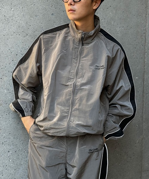 CIAOPANIC(チャオパニック)の「【ユニセックス】ナイロントラックジャケット(ナイロンジャケット・レディース・ブラック/ブルー/グレー・FREE)」の18枚目の写真