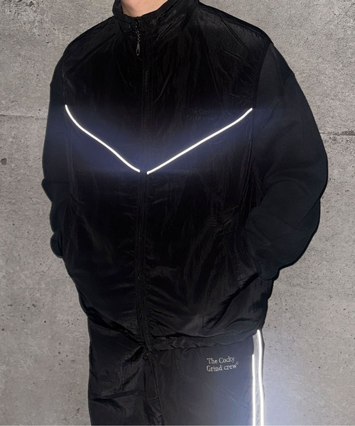 良品! CIAOPANIC チャオパニック スリムナイロンJKT L キャメル