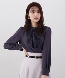 レースディティールブラウス / 1214110201